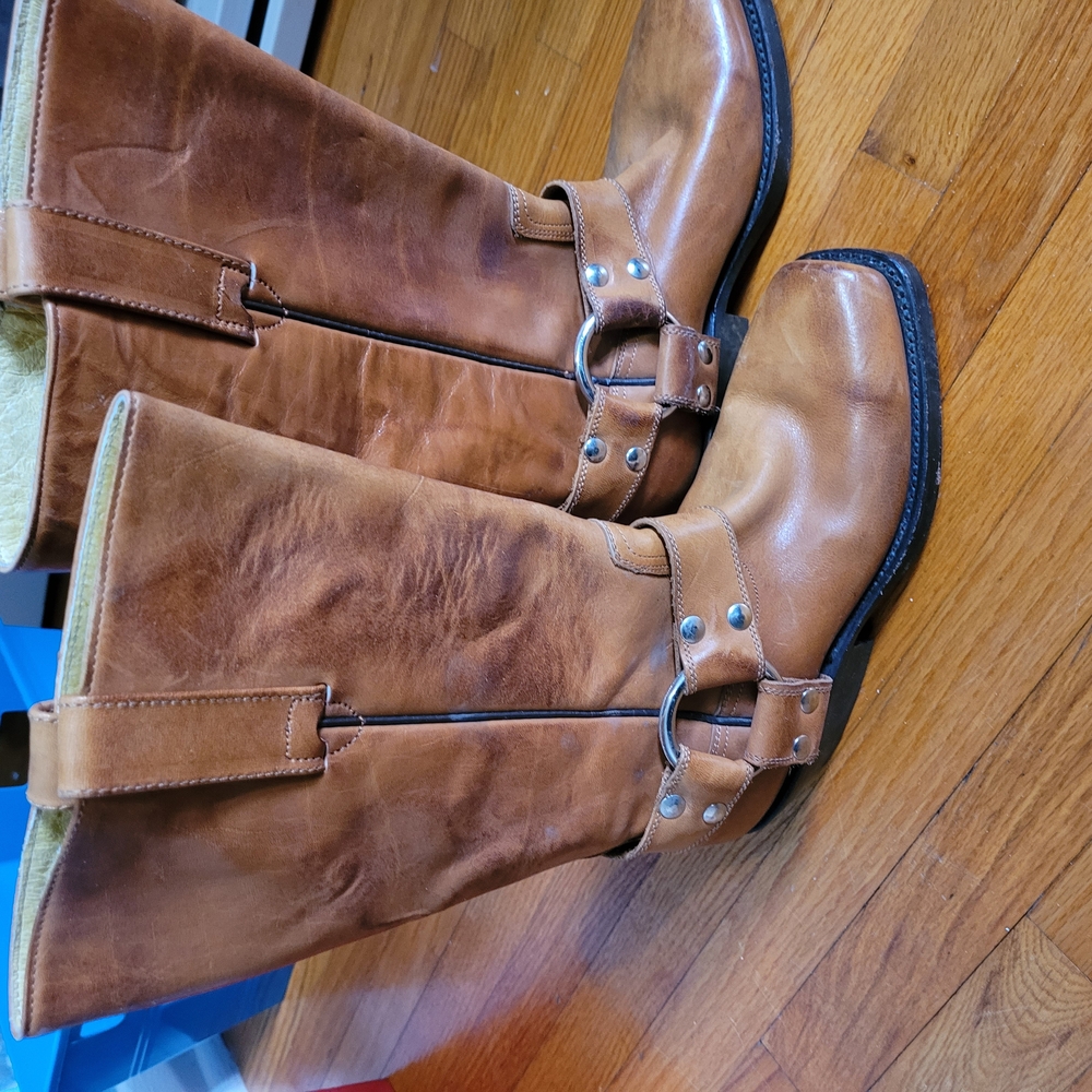Brown Leather Riding Boots